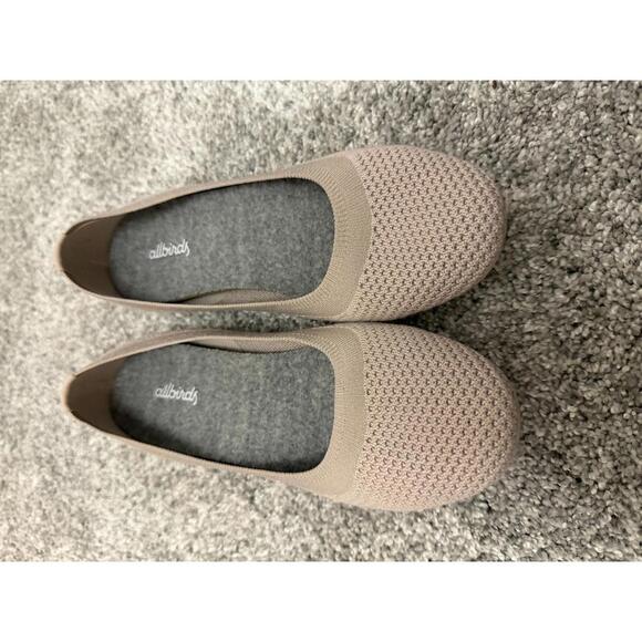 Allbirds Tree Breezers Women's Beige Knit Flats Size 7 - Picture 7 of 7